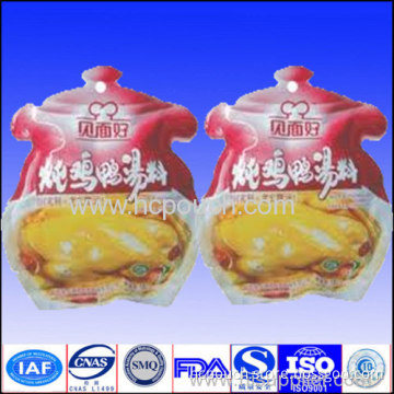 Custom Printing Colorful Food Shape Pouch 